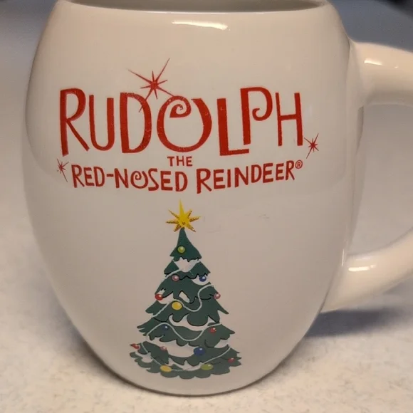 Festive Reindeer Christmas Mug - Picture 2 of 7